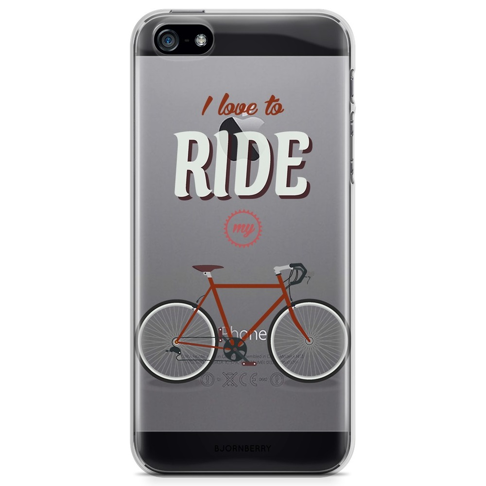 iPhone 5/5S/SE (2016) TPU Case - Ride My Bicycle