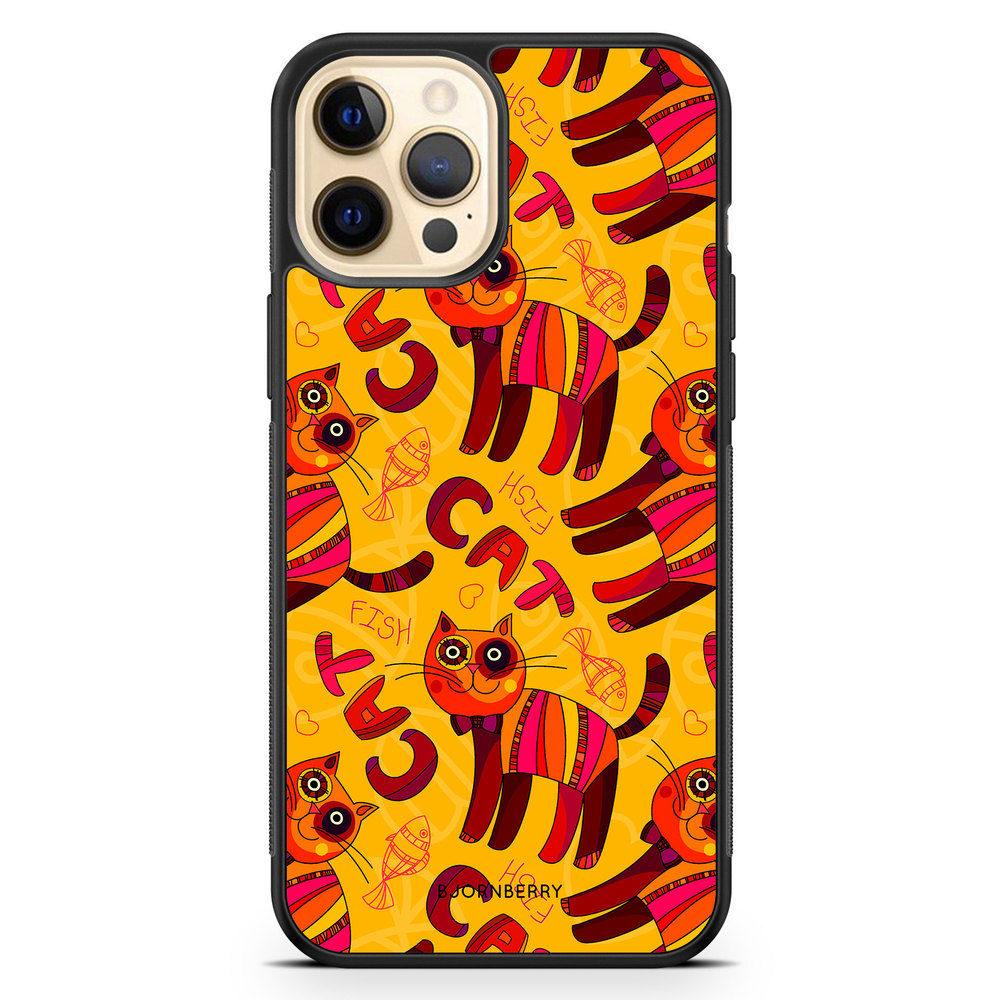 iPhone 12 Pro Max Case - Cat & Fish