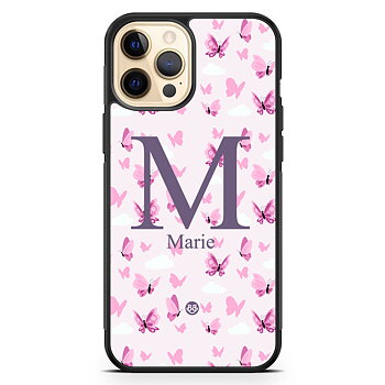 iPhone 12 Pro Max Custom Case - AWAKEN - Butterfly Pink