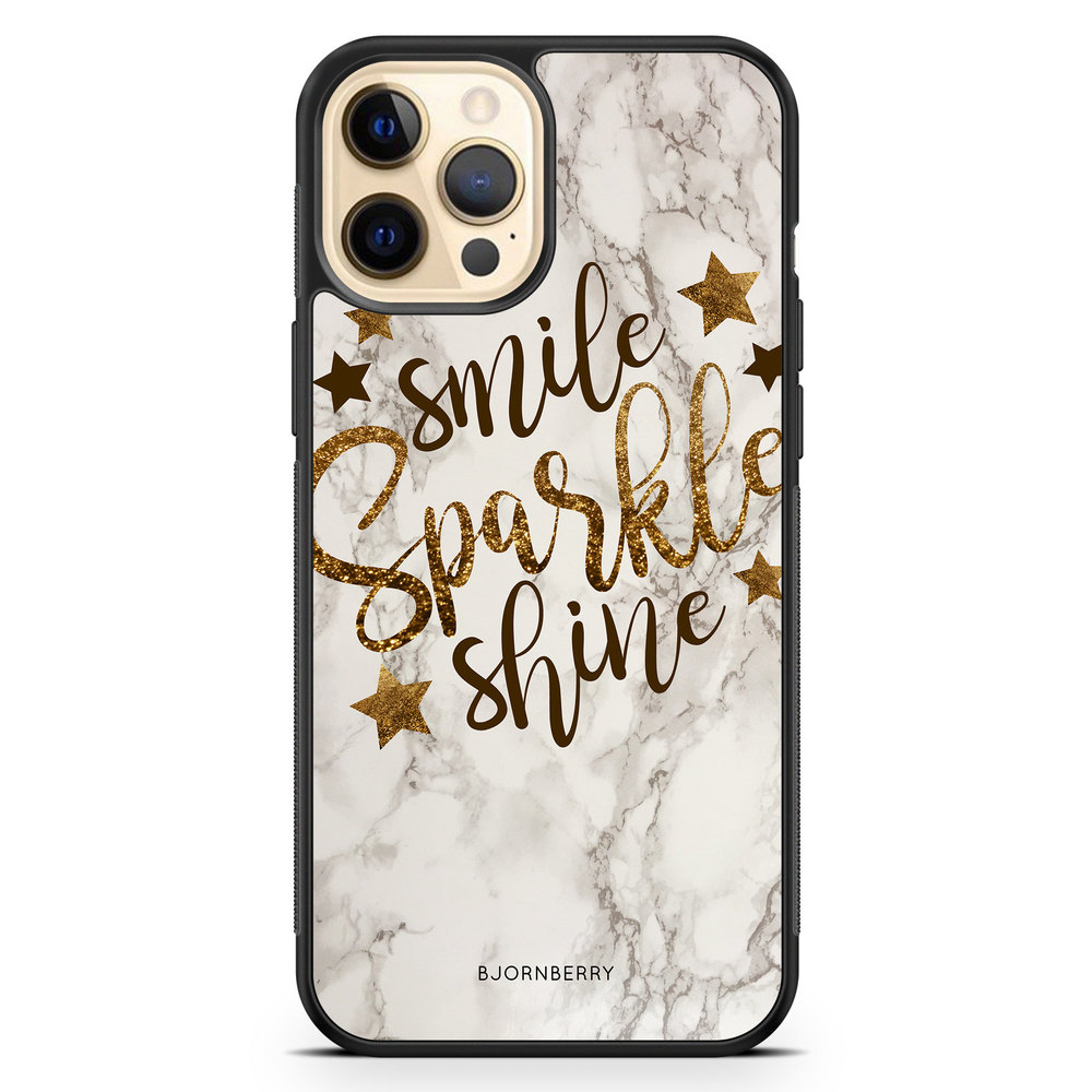 iPhone 12 Pro Max Case - Smile,Sparkle,Shine