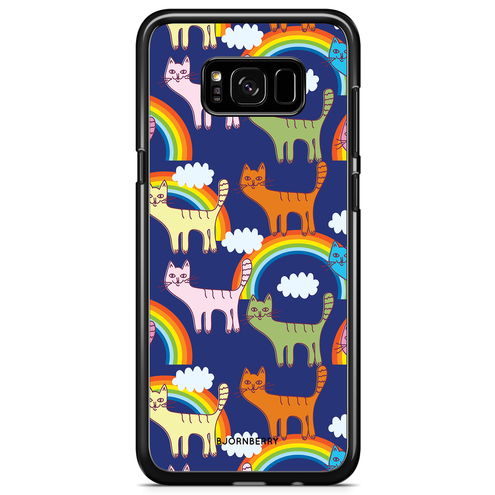 Samsung Galaxy S8 Skal - Katter & Regnbågar | Mobilskal & Mobilfodral BJORNBERRY