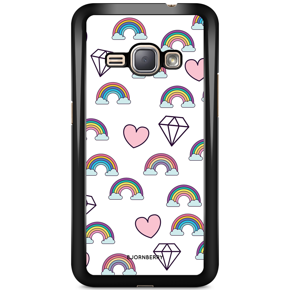 Samsung Galaxy J1 (2016) Case - Rainbows & Diamonds