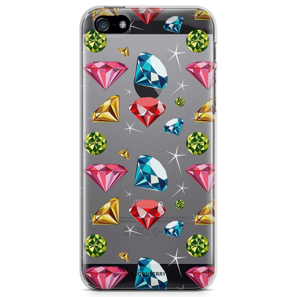 iPhone 5/5S/SE (2016) TPU Case - Diamond Pattern
