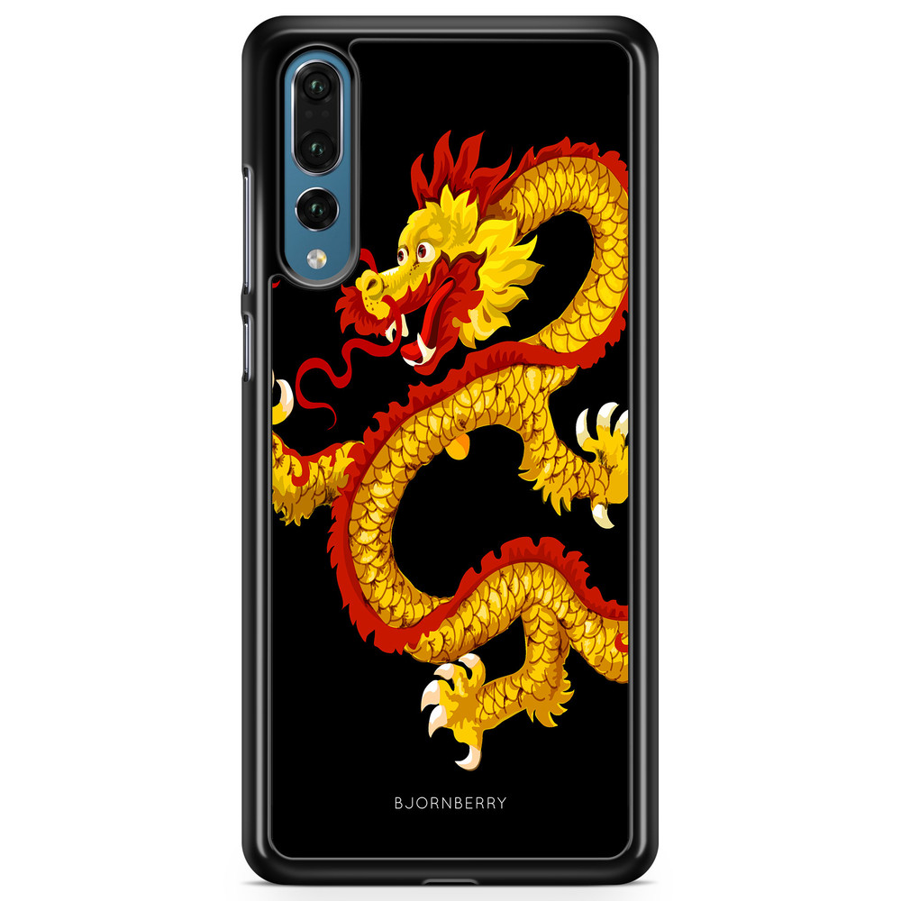 Huawei P20 Pro Case - Yellow Dragon