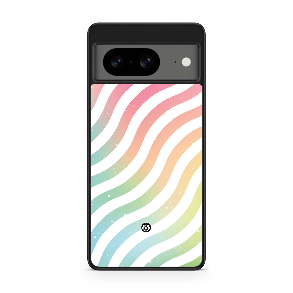 Google Pixel 8 Case - Wavy Rainbow