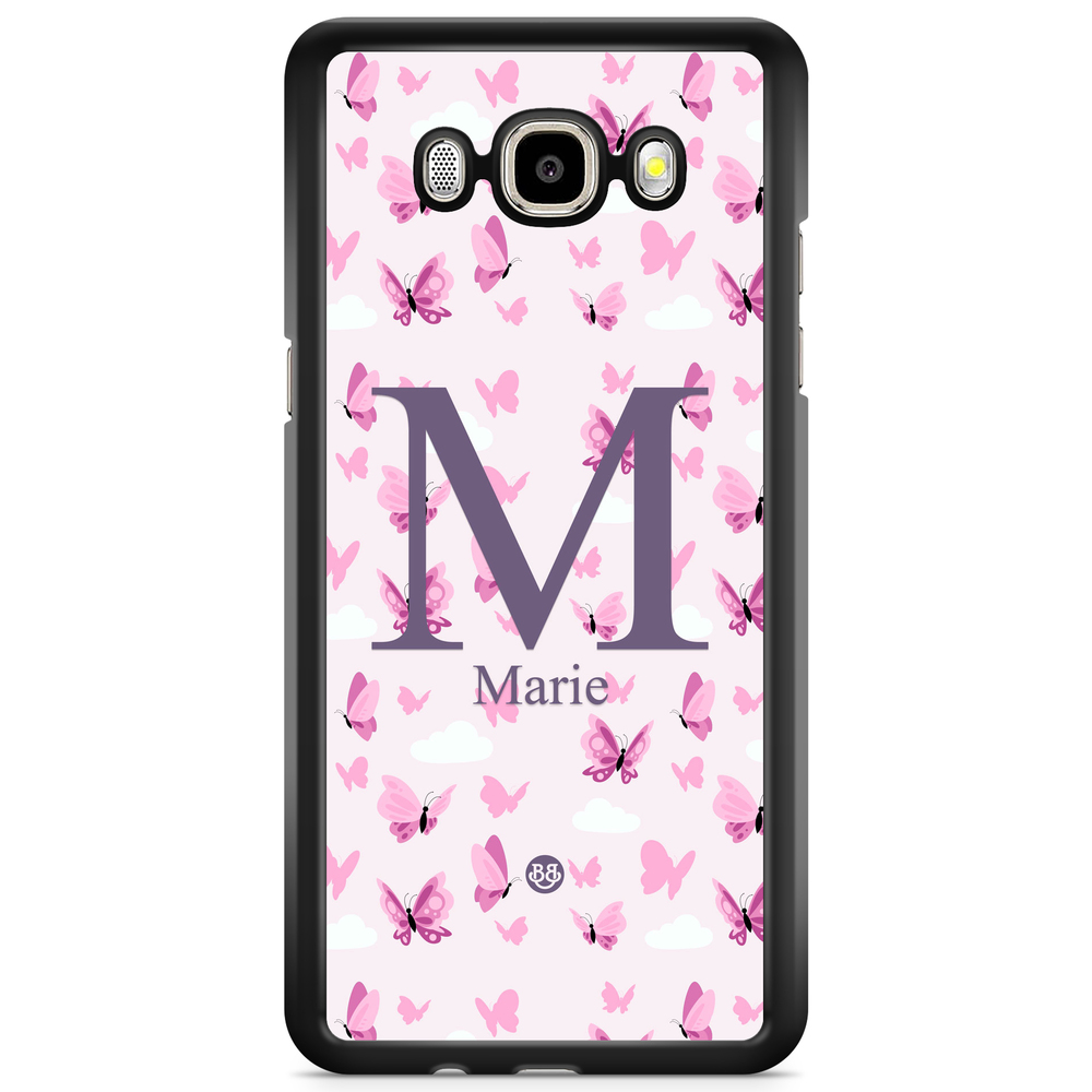 Samsung Galaxy J5 (2015) Case Custom - AWAKEN - Butterfly Pink