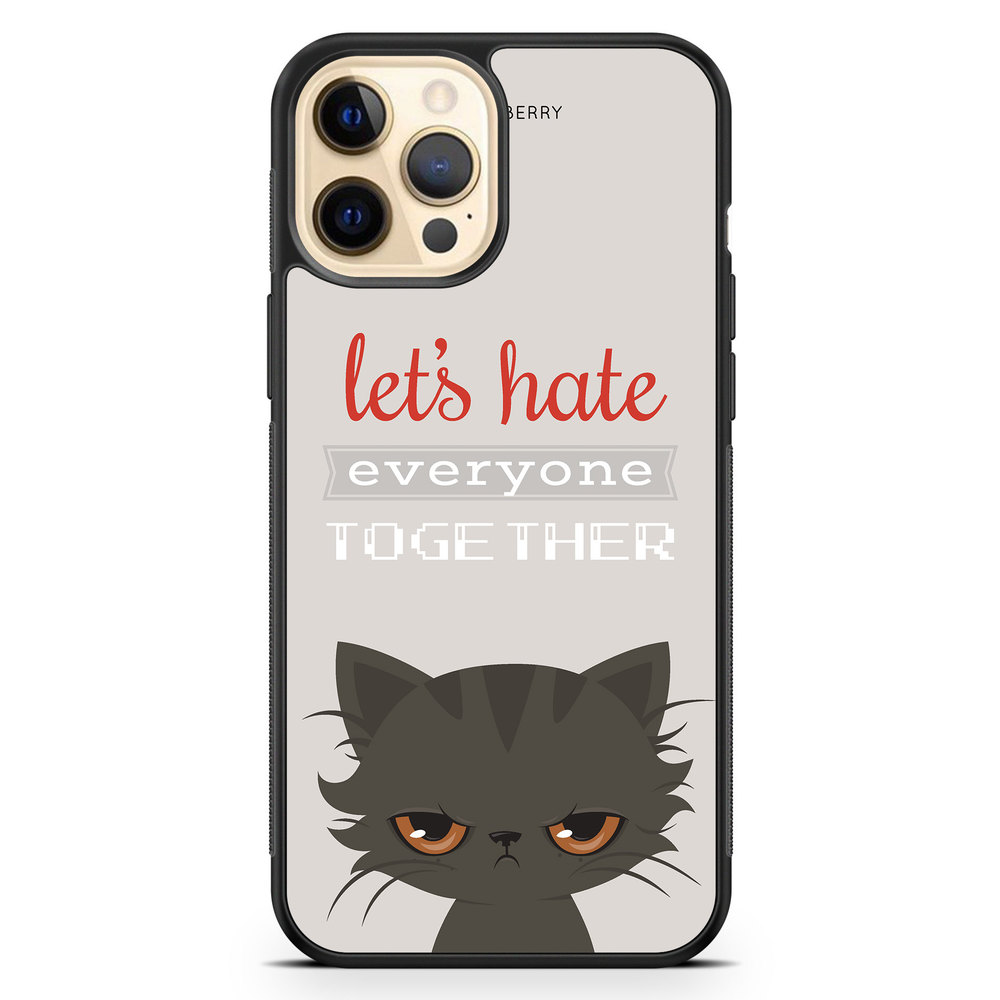 iPhone 12 Pro Max Case - Angry Cat
