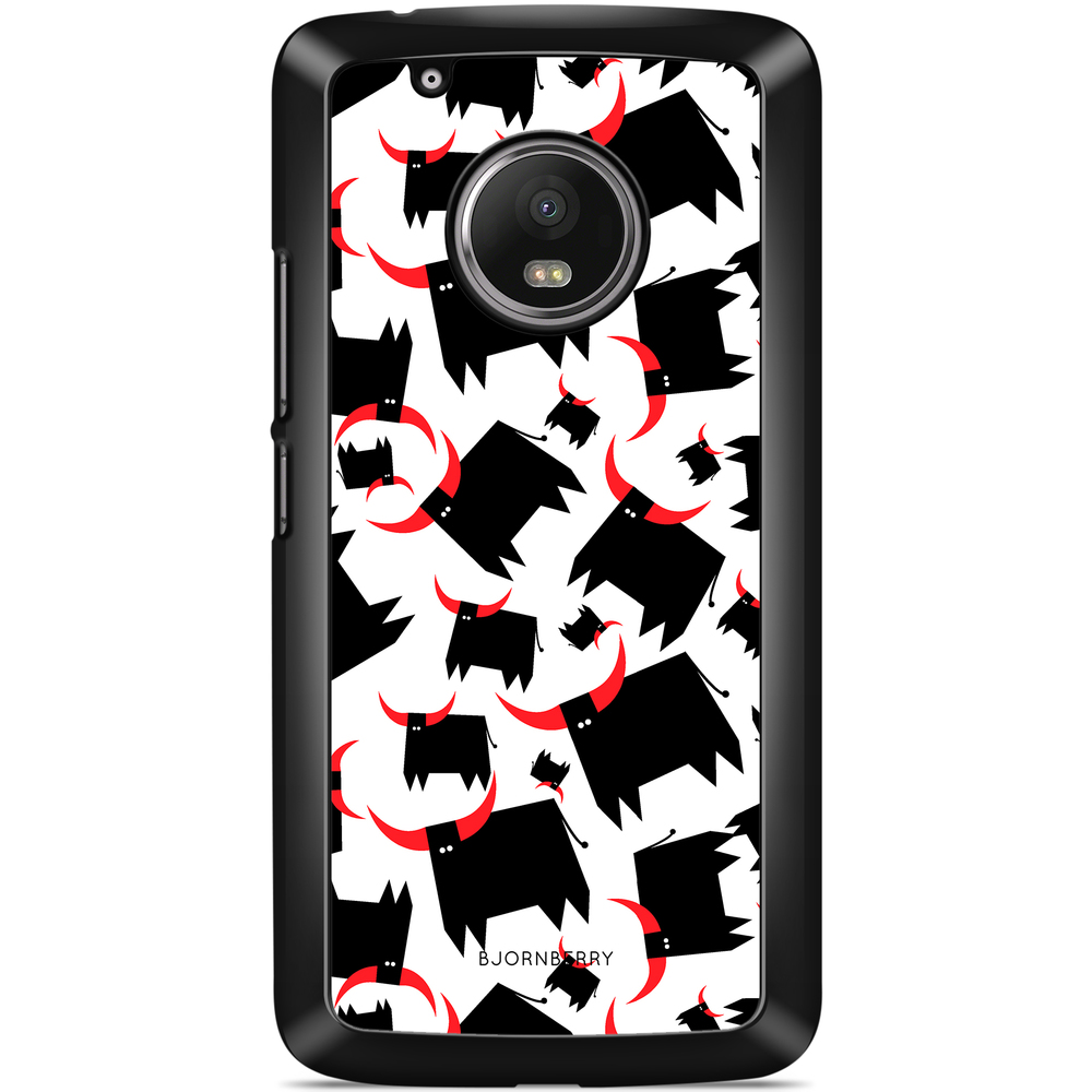 Moto G5 Plus Case - Bull Red Horns