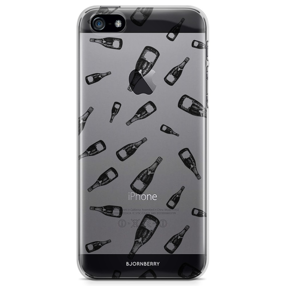 iPhone 5/5S/SE (2016) TPU Case - Champagne Pattern