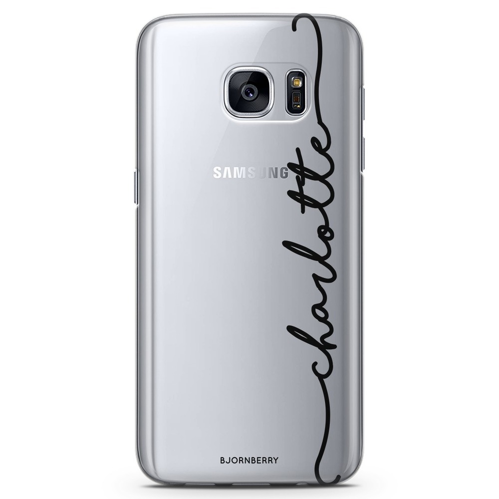 Samsung Galaxy S7 TPU Custom Case - Vertical Name