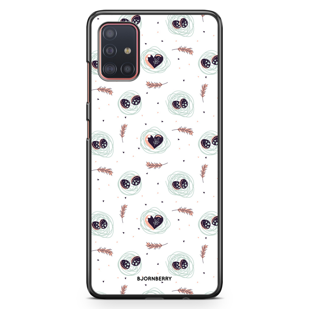 Samsung Galaxy A51 Case - Eggs and Hearts