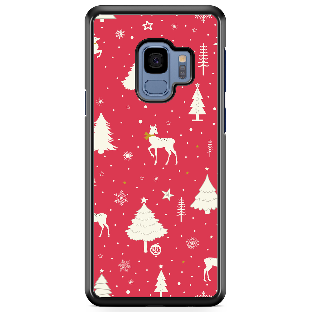 Samsung Galaxy S9 Case - Red Christmas