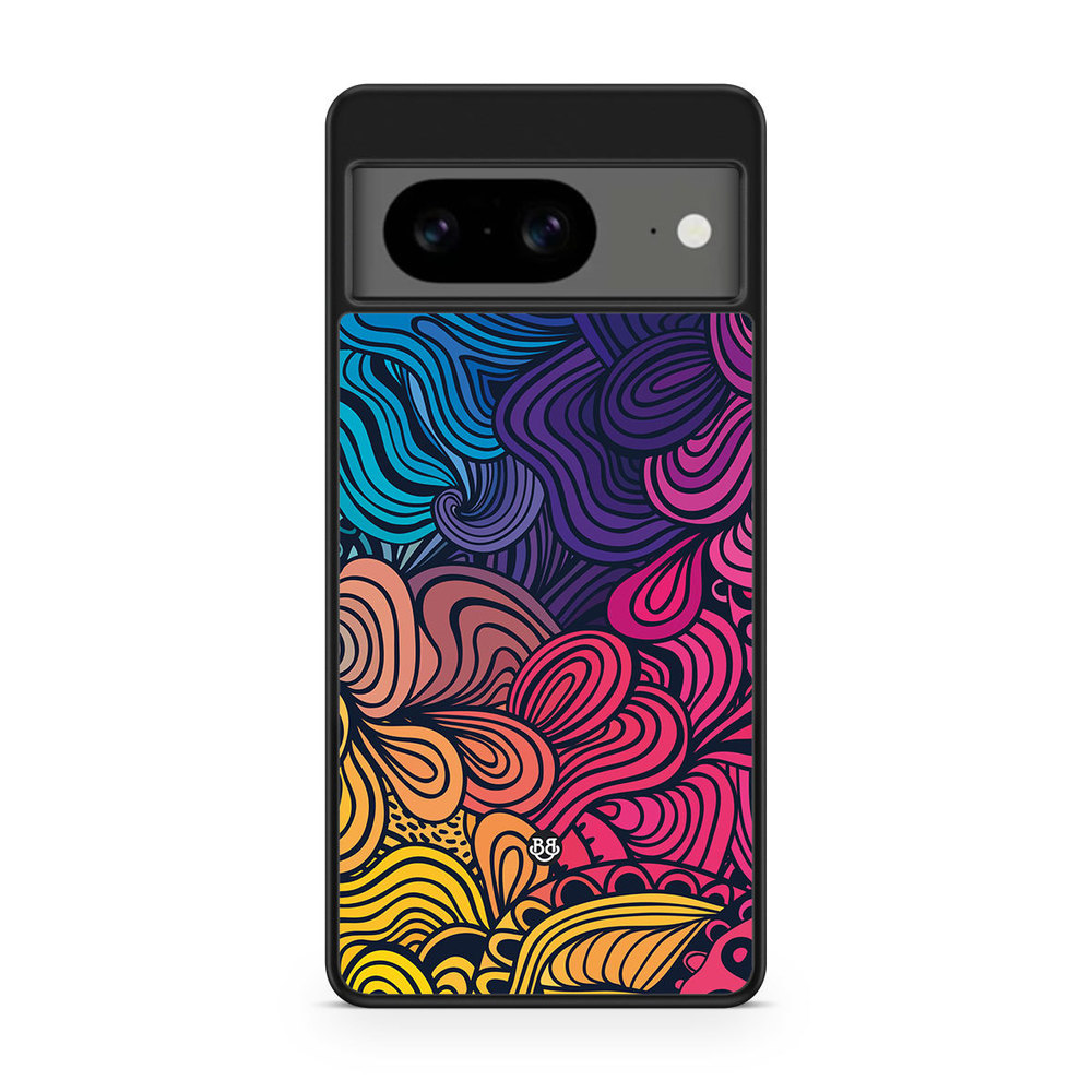 Google Pixel 8 Case - Retro Flowers