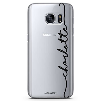 Samsung Galaxy S6 Edge TPU Custom Case - Vertical Name