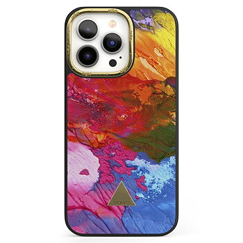 Naive iPhone 13 Pro Skal - Rainbow Ink