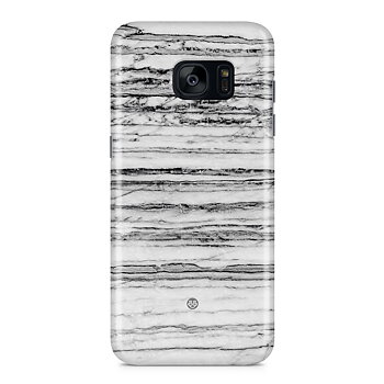 Samsung Galaxy S7 Edge Premium Skal - Grey Marble