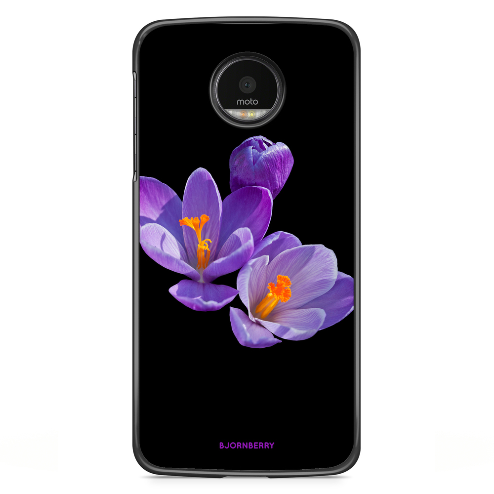 Motorola Moto G5S Plus Case - Purple Flowers