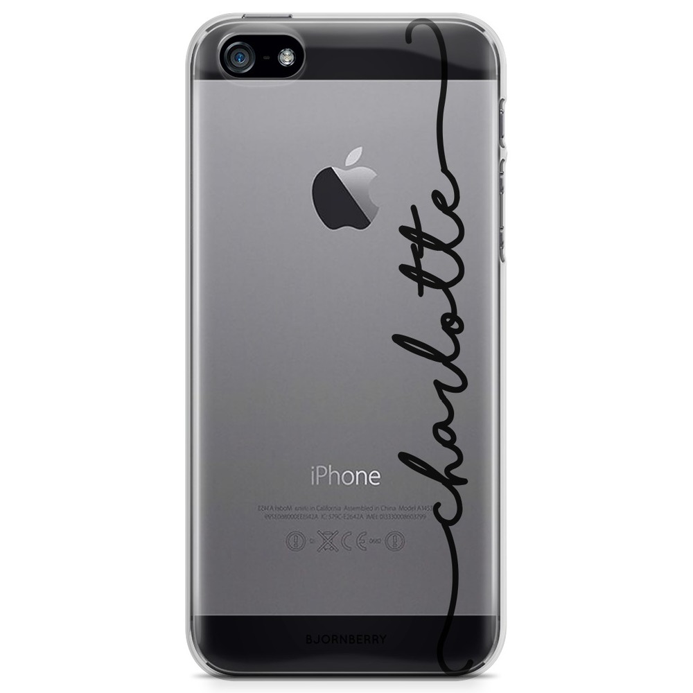 iPhone 5/5S/SE (2016) TPU Custom Case  - Vertical Name