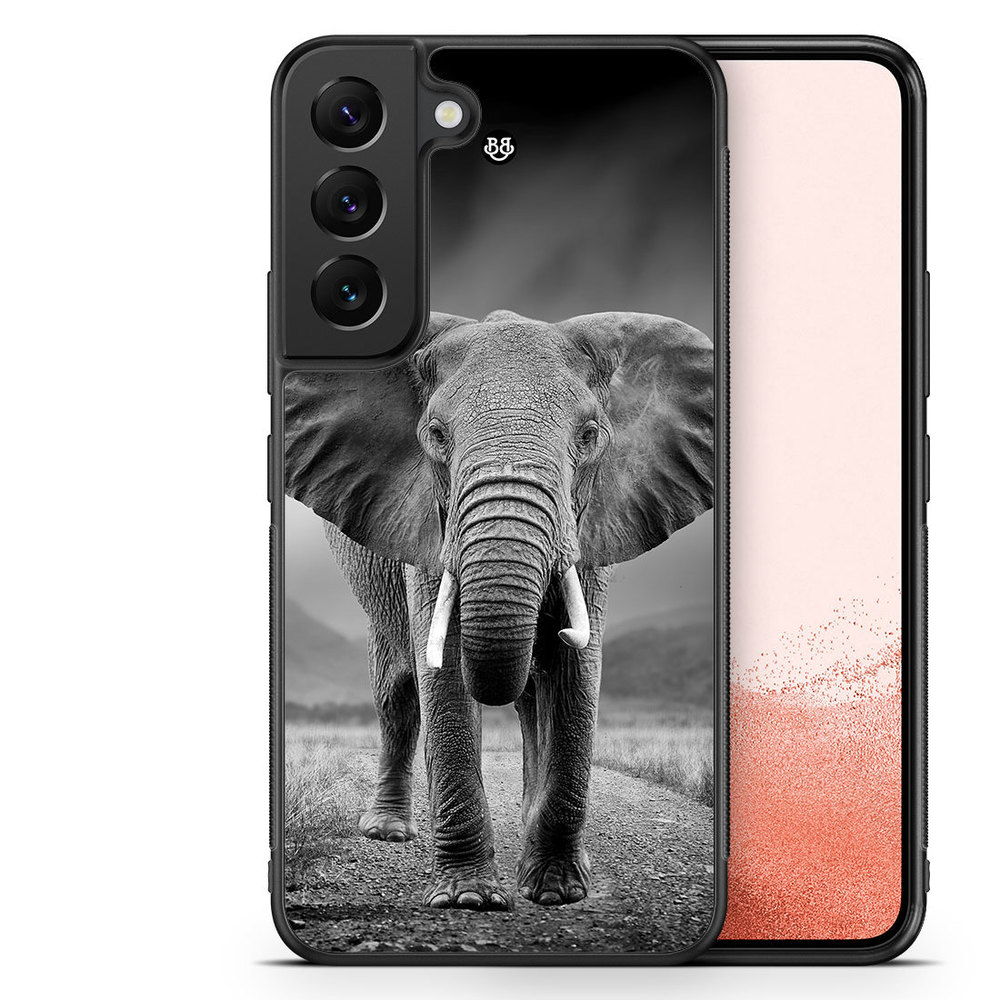 Samsung Galaxy S23 Plus 5G Case - Black/white Elephant