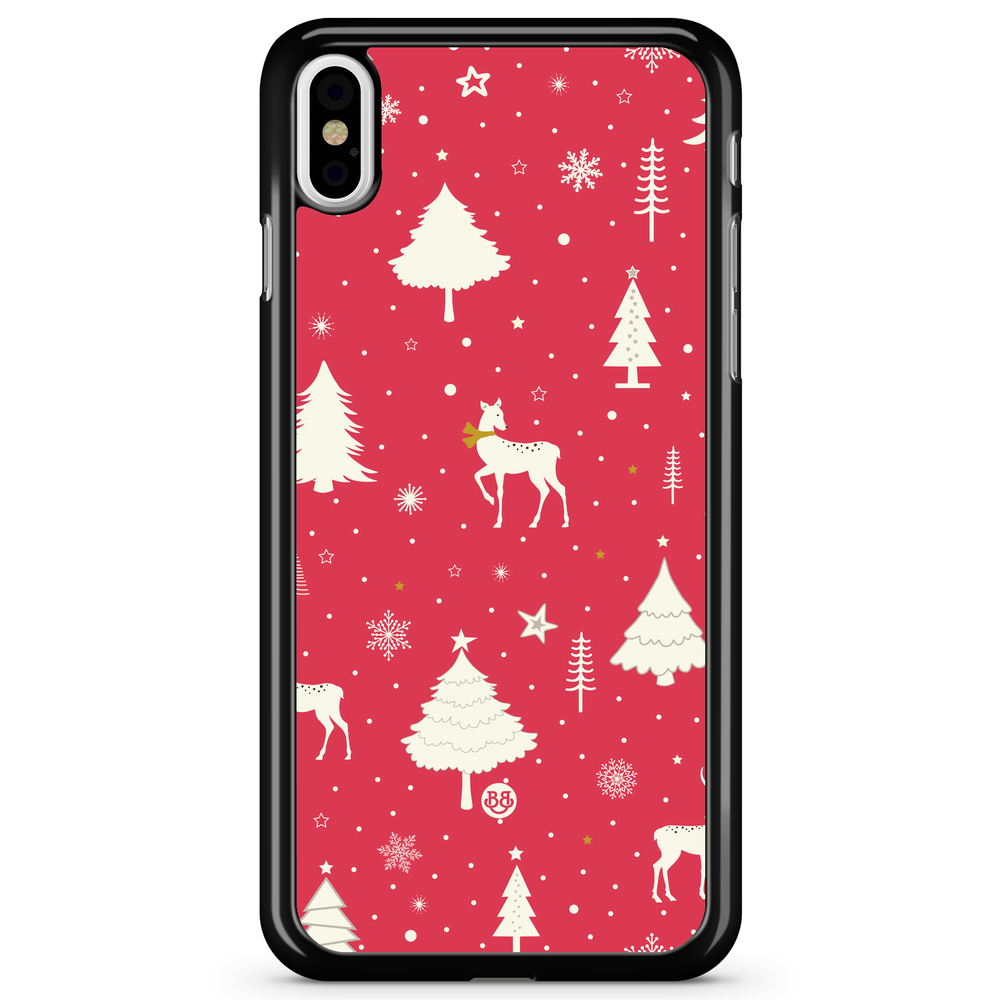 iPhone X / XS Case - Red Christmas