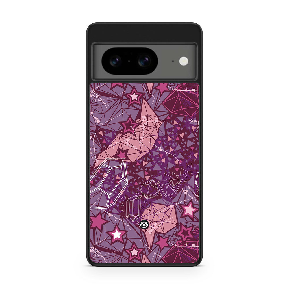 Google Pixel 8 Case - Purple Stars