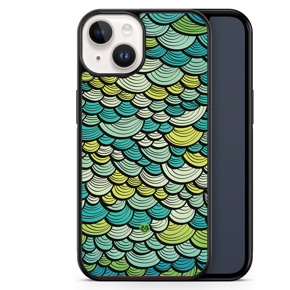 iPhone 14 Case - Green Mermaid Scales