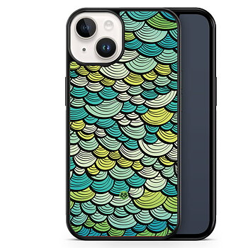 iPhone 14 Skal - Grön Sjöjungfrufjäll