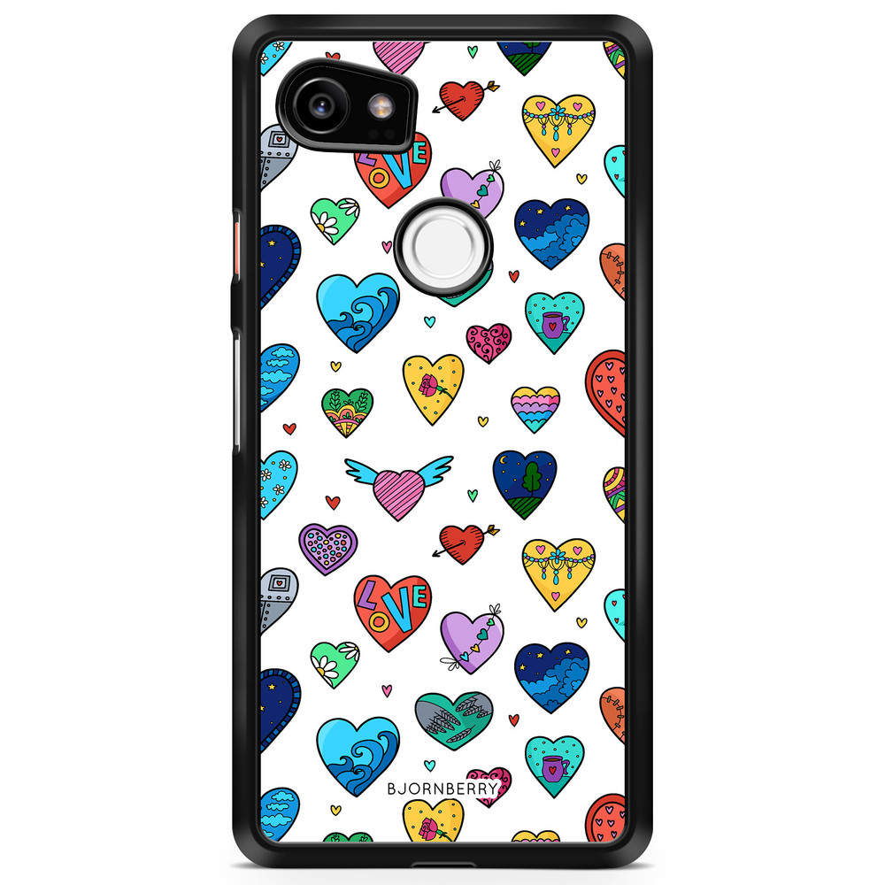 Google Pixel 2 XL Case - Hearts