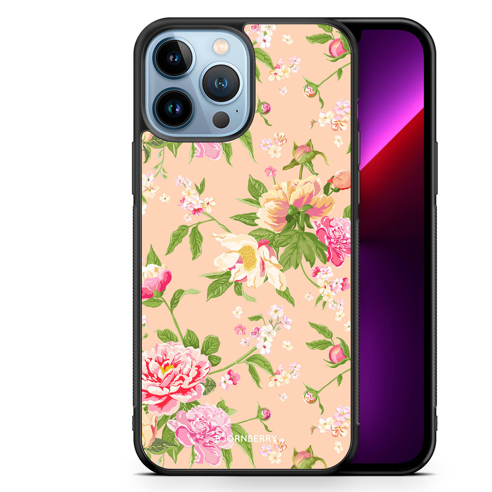 iPhone 13 Pro Max Case - Peony Flowers