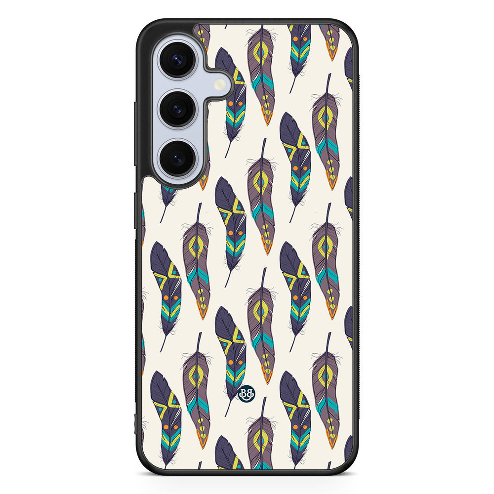 Samsung Galaxy S24 FE Case - Ethnic Feathers