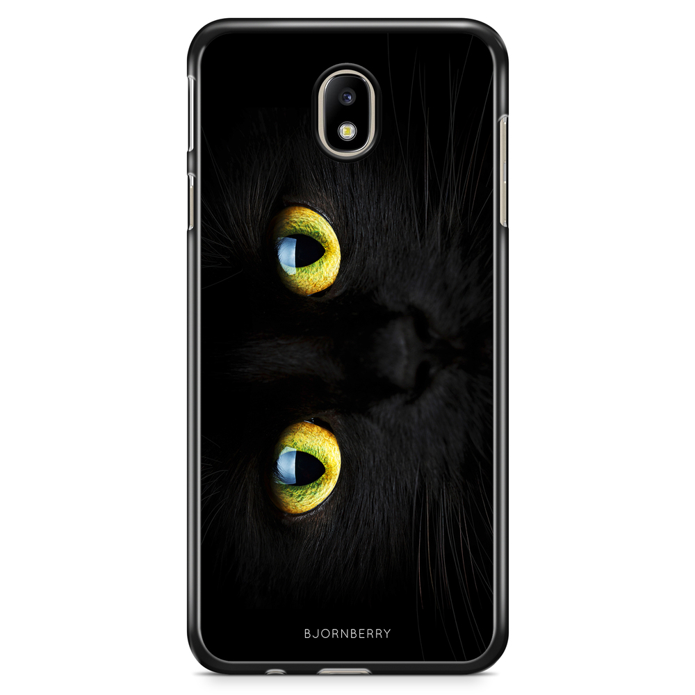 Samsung Galaxy J3 (2017) Case - Black Cat Close Up