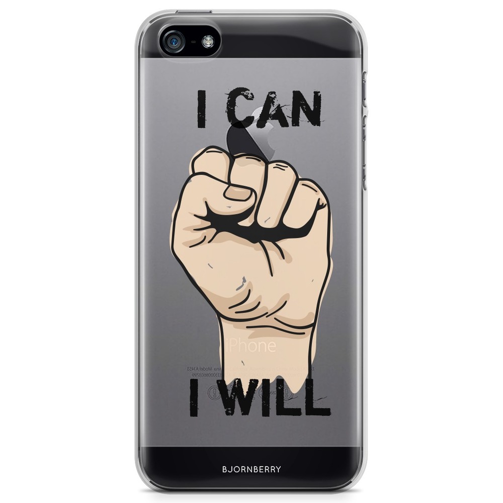 iPhone 5/5S/SE (2016) TPU Case - I CAN I WILL