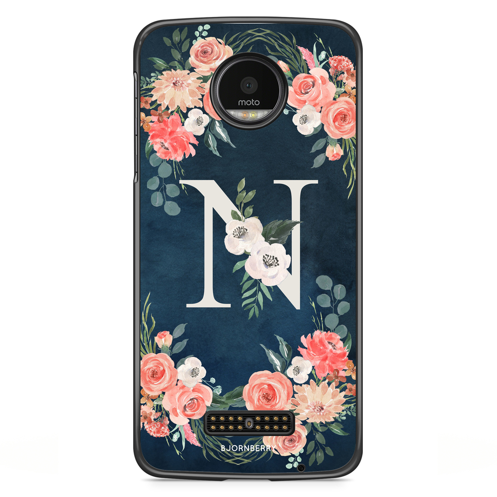 Moto Z2 Play Case - Monogram N