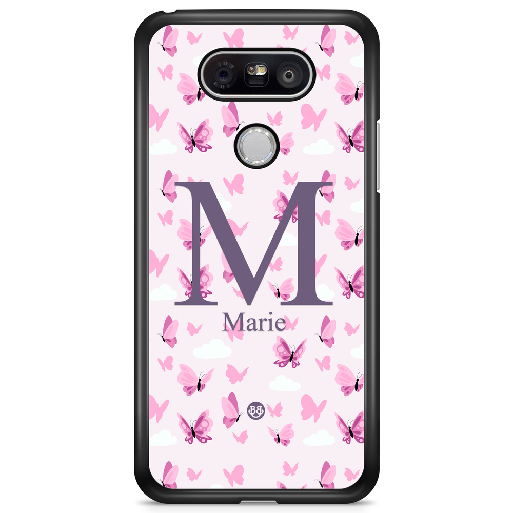 LG G5 Case Custom - AWAKEN - Butterfly Pink