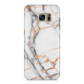 Samsung Galaxy S7 Edge Premium Skal - Copper Marble