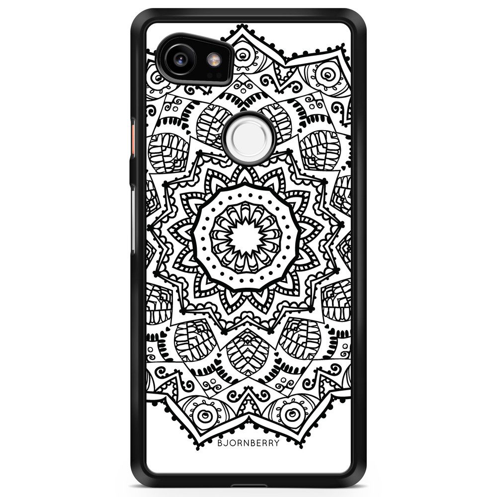 Google Pixel 2 XL Case - Black Mandala