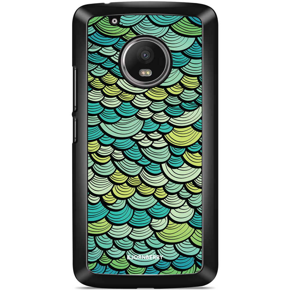 Moto G5 Plus Case - Green Mermaid Scales