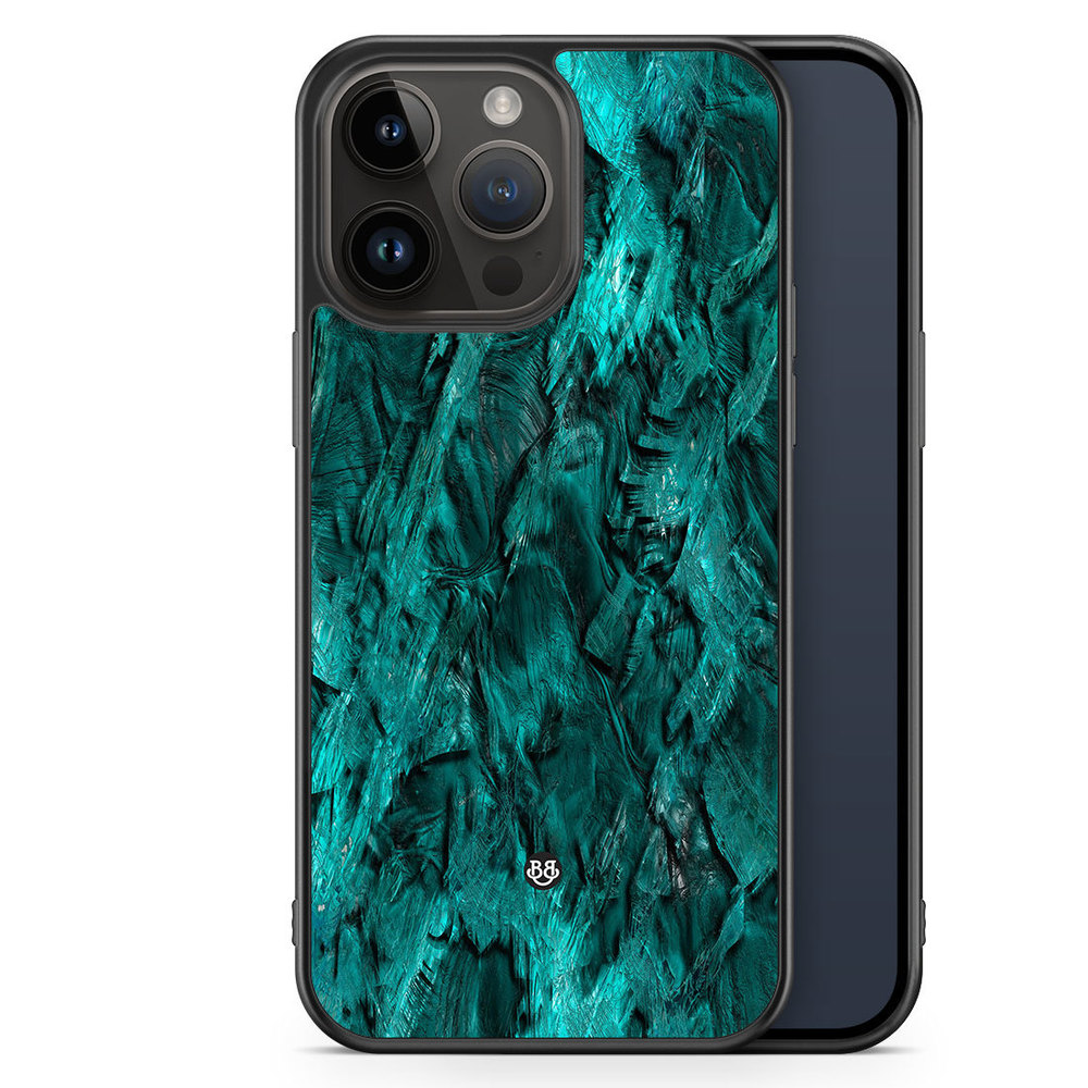 iPhone 14 Pro Max Case - Green Crystal