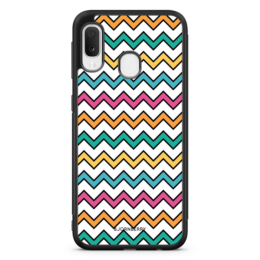 Samsung Galaxy A20e Case - Chevron Pattern