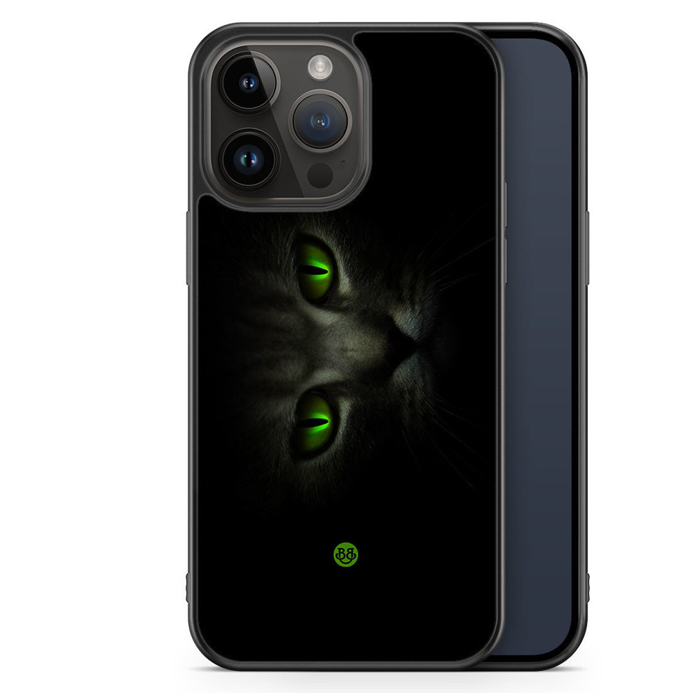 iPhone 14 Pro Max Case - Green Cat Eyes