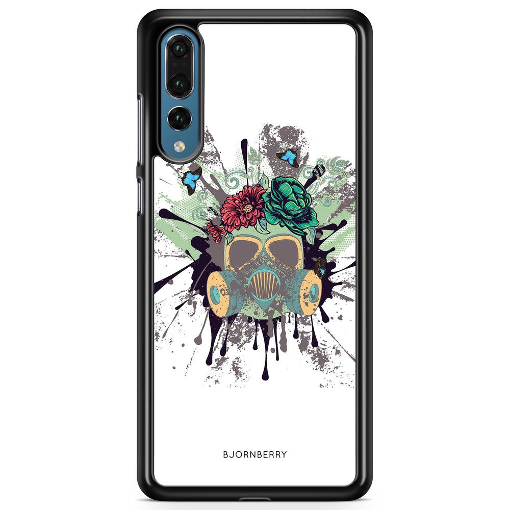 Huawei P20 Pro Case - Gas Mask Flowers