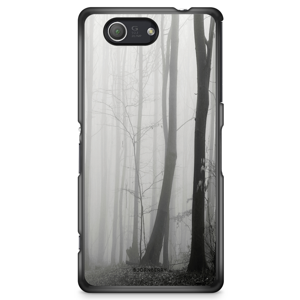 Sony Xperia Z3 Compact Case - Black/White Autumn