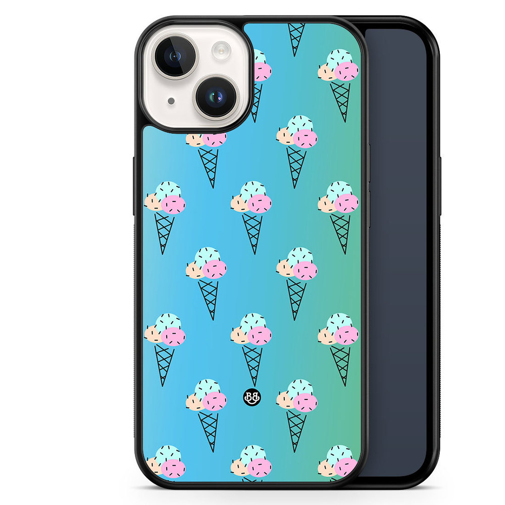 iPhone 14 Case - Ice Cream Pattern