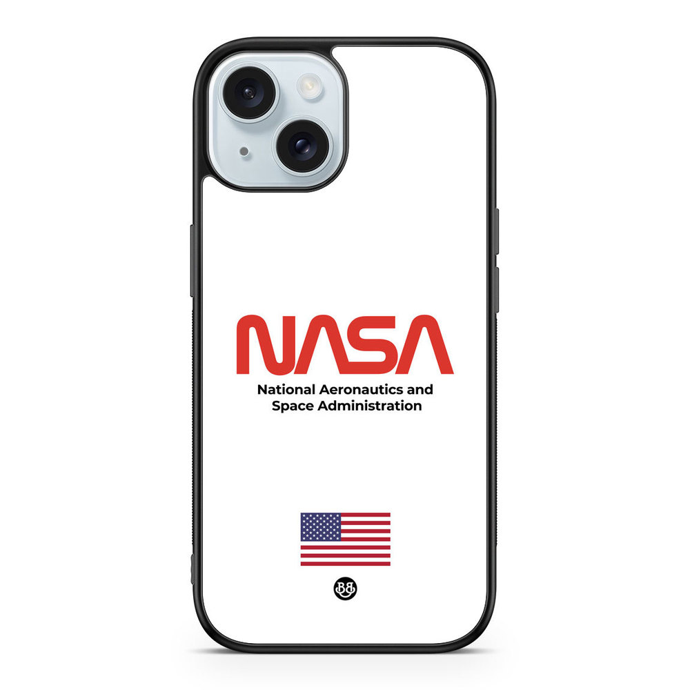 iPhone 15 Case - NASA Worm White