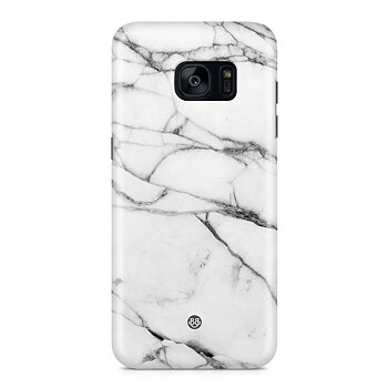 Samsung Galaxy S7 Edge Premium Skal - White Marble