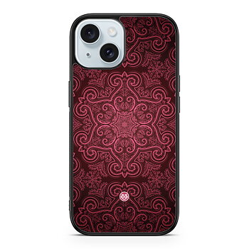 iPhone 15 Case - Red Retro Pattern
