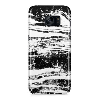 Samsung Galaxy S7 Edge Premium Skal - Black Storm