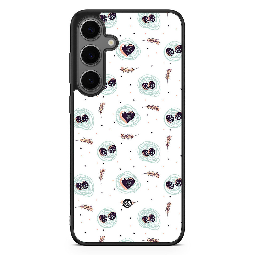 Samsung Galaxy S24 Plus Case - Eggs and Hearts