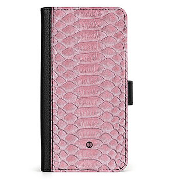 Samsung Galaxy S25 Wallet Case - Salmon Snake