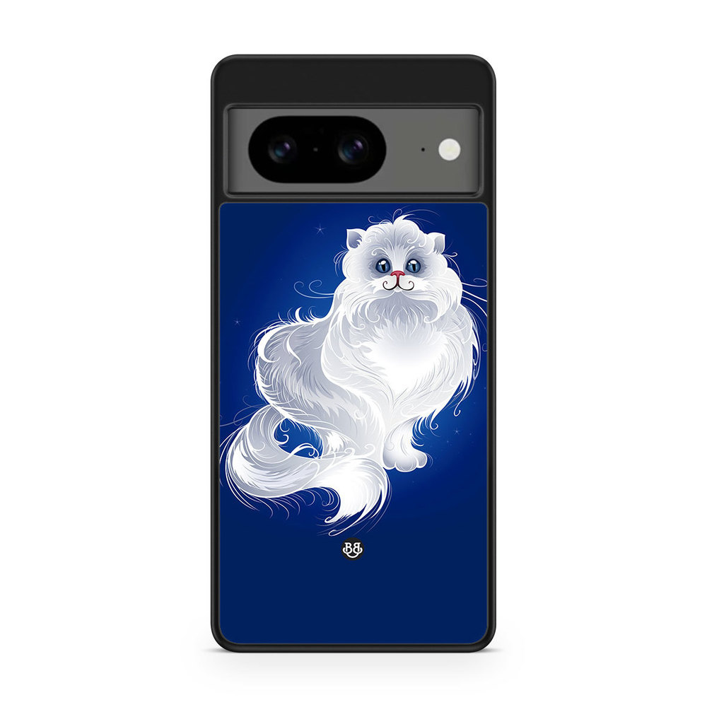 Google Pixel 8 Case - White Cat